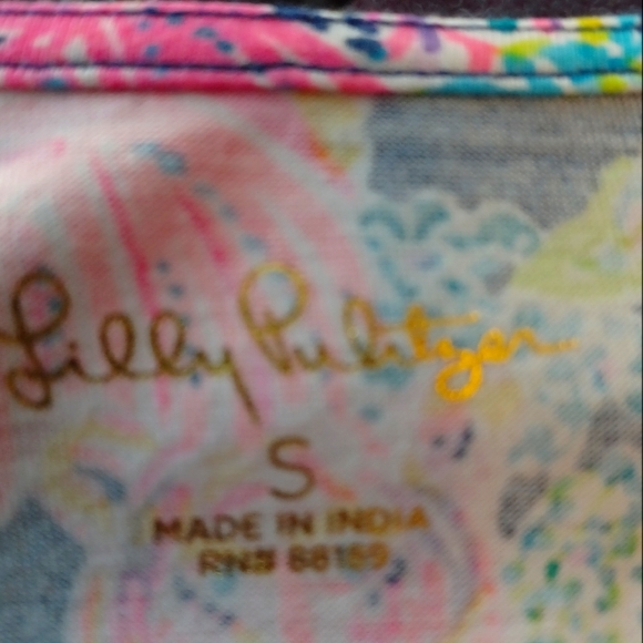 LILLY PULITZER TOP PEPLUM SHIRT BLOUSE EXCELLENT CONDITION - Picture 11 of 12